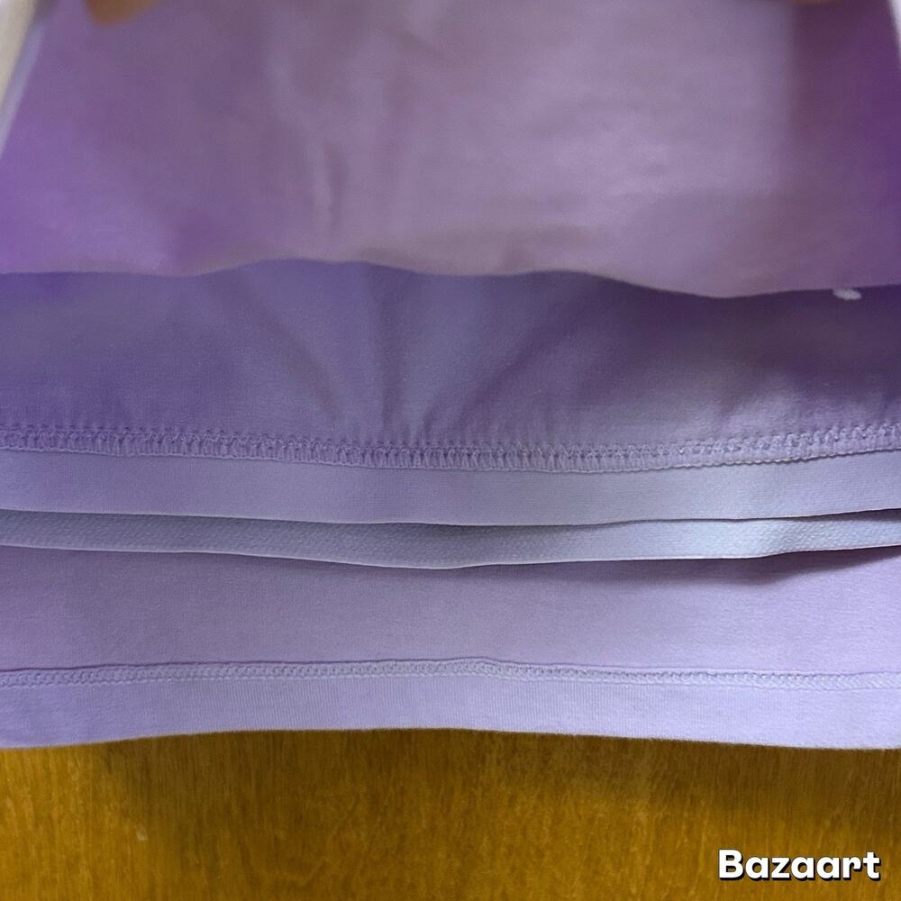 New Aerie Lavender Purple Striped Strapless Tube Top Double Lined Women’s Small - Picture 5 of 6